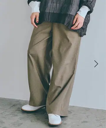 studio CLIP 스트레이트 이지 팬츠