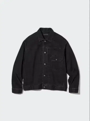 UNIQLO 오버 사이즈 데님 자켓