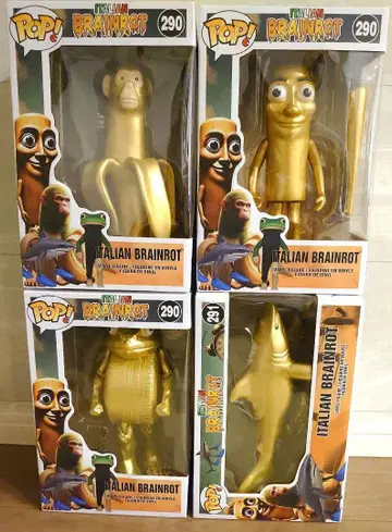 [ 미개봉 ] 이탈리안 브레인 로트 툰툰 사푸르 피규어 전 4종 세트