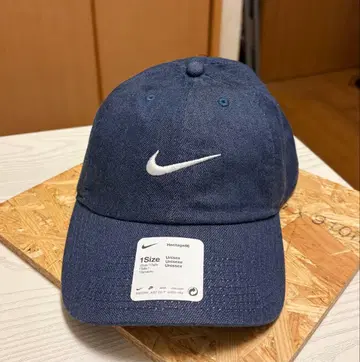 NIKE 데님 캡 블루