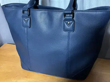 BULE STANDARD/블루 스탠다드 네이비 가죽 토트백
