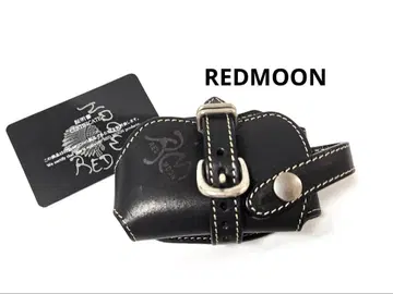 RED MOON 벨트 파우치 핸드폰 홀더 블랙 가죽