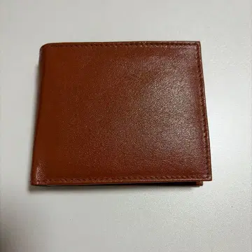 금전운 상승 복 지갑 2단 브라운 천연 가죽