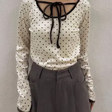 [mline] 초커 벨로아 상의