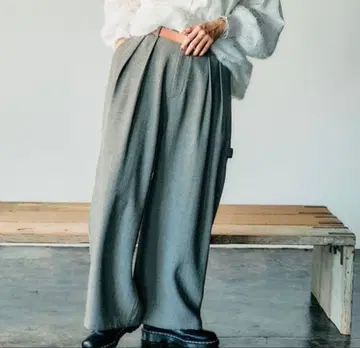 MODE NORM CORE 헤링본 2턱 페인터 팬츠