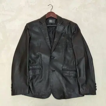 새상품급 양가죽 올가죽 2개 버튼 테일러드 자켓 LL 사이즈