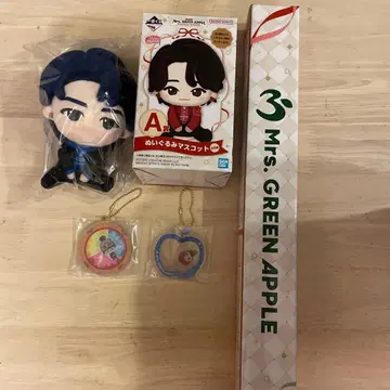 BANDAI 미세스 1번 복권 A상 마스코트 와카이 세트