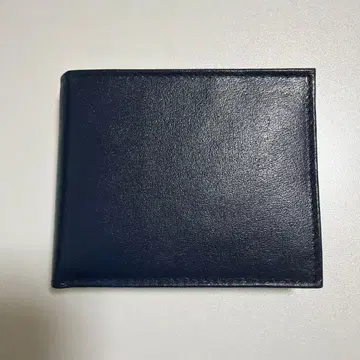 금전운 상승 복 지갑 2단 네이비 천연 가죽