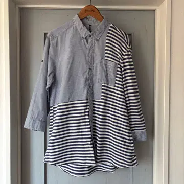 FRAPBOIS (플라보아) 7부 소매 셔츠 블루 계열 사이즈 2