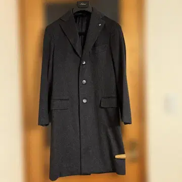 Belvest 캐시미어 코트 44