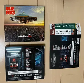 MR.BIG The BIG Finish Live CD 2장+Blu-ray