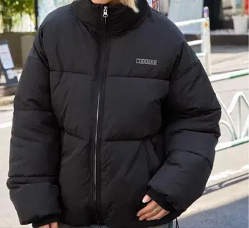 [ 거의 미사용 ] CODERR 블랙 다운 자켓