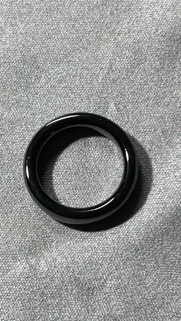 실버 반지 블랙