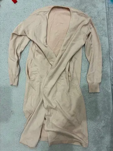 MERCURYDUO 베이지 롱 가디건 F 사이즈