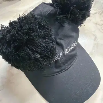 미키마우스 폼폼 캡 블랙