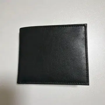 금전운 상승 복 지갑 2단 블랙 천연 가죽