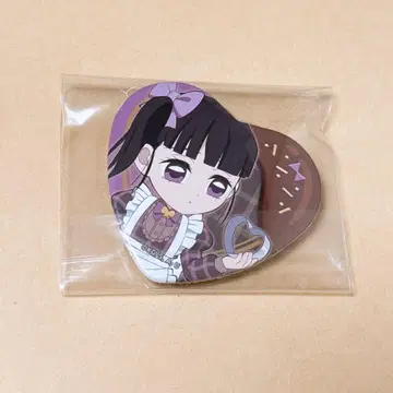 귀멸의 칼날 발렌타인 하트형 캔뱃지 츠유리 카나오
