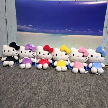 산리오 헬로키티 마스코트 컬러풀ver. 전종 세트