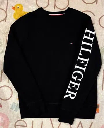 [ 새상품급 ] TOMMY HILFIGER 블랙 맨투맨 트레이닝복 S