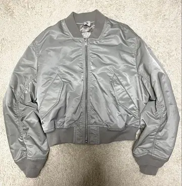 6(ROKU) 나일론 트윌 MA-1 블루종 38 25SS