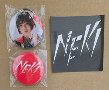NEKI Hika 스티커 캔뱃지 키링 네키 히카