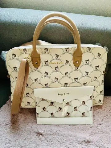 PAUL & JOE 고양이 패턴 PC 백 컴퓨터 모바일