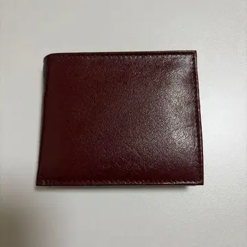 금전운 상승 복 지갑 2단 크림슨 천연 가죽