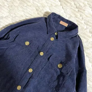 TODAYFUL 보이프렌드 코듀로이 셔츠 네이비