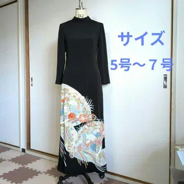 전통 예복 기모노 리메이크 A라인 원피스 하레의 날 결혼식 발표회 파티