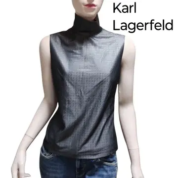 새상품 칼 라거펠트 슬리브리스 38 패턴 상의 24000엔