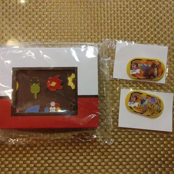 [새상품] 포켓몬 칸토 지방 짐 배지 컴플리트 세트 적녹 초회