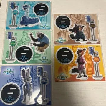 주토피아2 Happy 복권 G상 아크릴 스탠드 세트