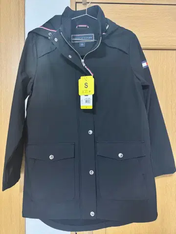 TOMMY HILFIGER 새상품 블랙 모즈 코트 S 빅