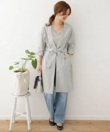 어반 리서치 도어스 스프링 코트 그레이