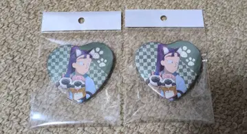 닌타마 란타로 난자타운 하트 캔뱃지 타치바나 센조