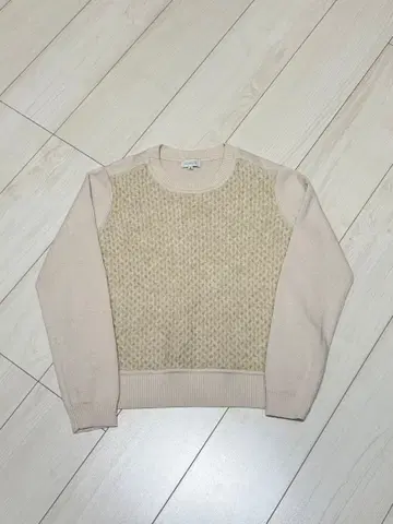 MACKINTOSH PHILOSOPHY 절개 니트 스웨터 38 베이지