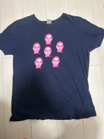 araki 헤비 웨이트 T셔츠 M 네이비