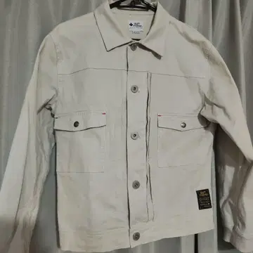 짐 마스터 화이트 커버올 데님 자켓