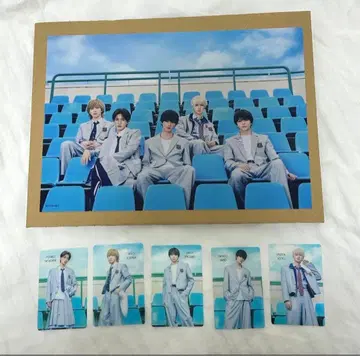 M!LK 아오노오토 집합 클리어 포스터 클리어 트레이딩 카드