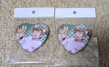 닌타마 란타로 난자타운 하트 캔뱃지 젠포지 잇사쿠