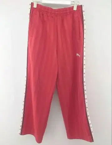 PUMA 빨간색 저지 팬츠 S