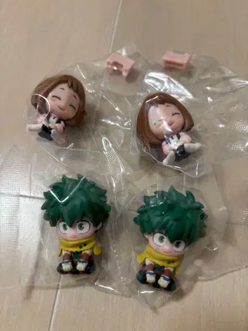 미도리야 이즈쿠 우라라카 오챠코 캡슐 토이 4체 세트 스와라세타이