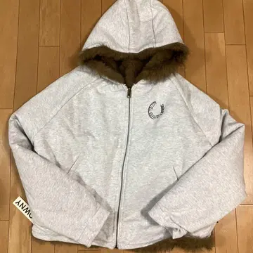 새상품 택 포함 GLOWNY 리버서블 퍼 자켓 L