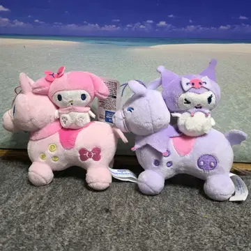 로디 산리오 작은 페어 봉제 인형 쿠로미 마이멜로디