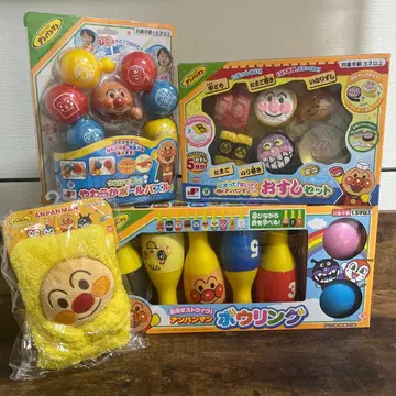 호빵맨 완구 세트 4점 세트