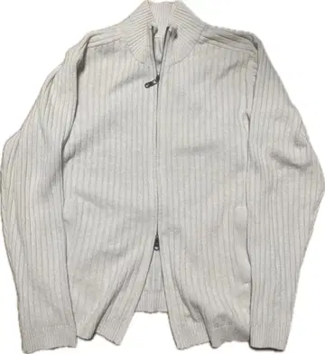 unknown 드라이버 니트 화이트 아이보리