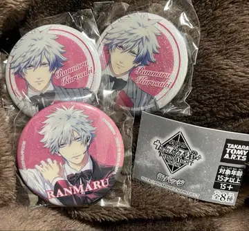 TABOO NIGHT XXXX 쿠로사키 란마루 캔뱃지 3개 세트
