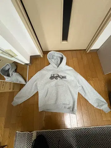 iDe 그레이 후드티 뱀 디자인