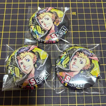 해외 공식품 페르소나 5 캔뱃지 사카모토 류지 스컬