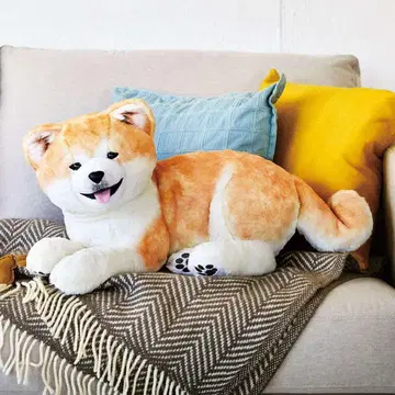 펠리시모 아키타견 봉제 인형 리얼